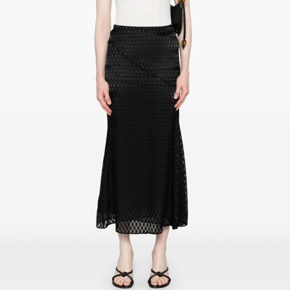 Isabel Marant "Katae" Draped Jacquard Maxi Skirt *Never Worn* - Picture 2 of 3